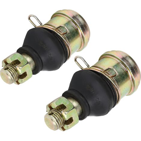 Rotules d'extrémité de bielle de liaison filet M14 14mm avec soufflets caoutchouc alliage acier pour quad 150cc 250cc moto cross ATV karting (paire) (1/5)
