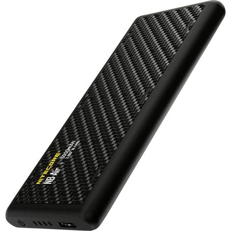 NiteCore NC-NBAIR Powerbank (batterie supplémentaire) 5000 mAh QC 3.0, Power Delivery Li-Ion noir