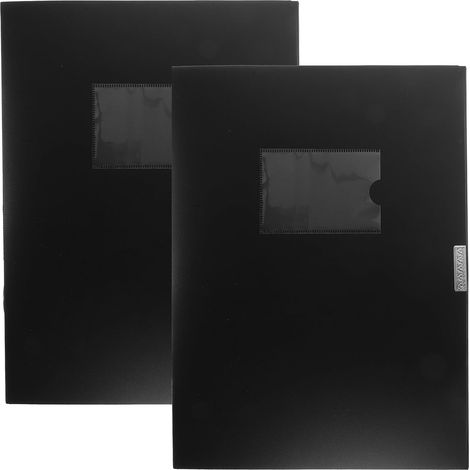 Système de classement multifonctionnel pour bureau, 2 unités, boîte à documents A4, PVC durable, (1/5)