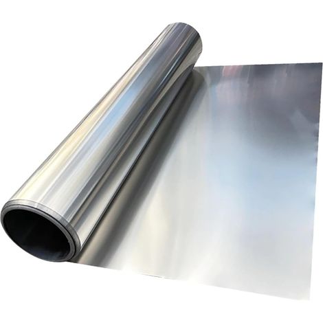 Rouleau en Acier Inoxydable, Tôle d'acier Inoxydable,Tôle et Feuille de métal pour l'artisanat,Équipement électronique Peau d'acier,Épaisseur 0,1mm (1.96ft(0.6m), 32.80ft(10m)) (1/5)