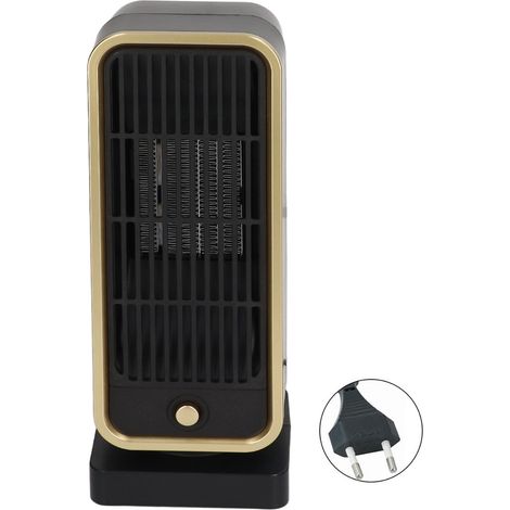 Radiateur soufflant PTC 500W 220-250V silencieux, économique, inclinaison et protection antichute, chauffage 3S, prise UE. (1/5)