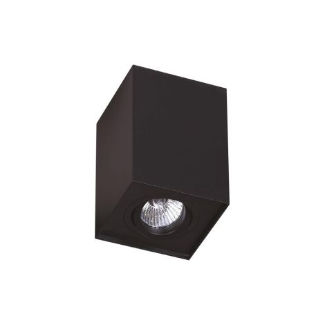 Spot plafond carré noir 9,5 cm BASIC-SQUARE GU10 Maxlight