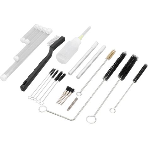 Airbrush-Reinigungsset mit Schmiermittelflasche, Reinigungsbürste und Ersatznadelzubehör (1/5)