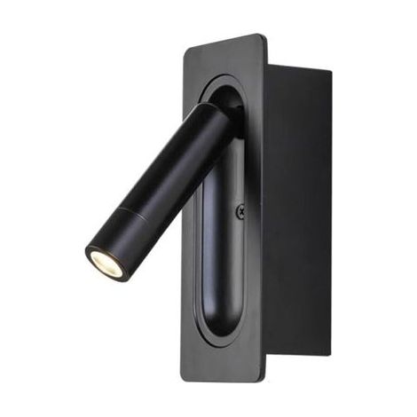 Applique murale moderne à commande magnétique pour hôtel, lampe de chevet, lampe de lecture, spot LED à angle réglable, style nordique minimaliste, applique murale intégrée pour couloir, entrée, noir, (1/5)