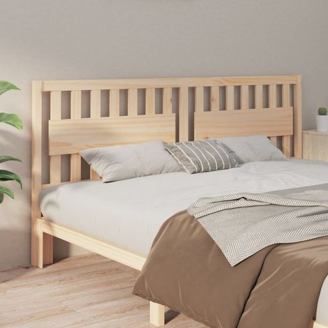 Tête de lit Contemporain Pour Lit adulte 205,5x4x100 cm Bois massif de pin 21560 (1/5)
