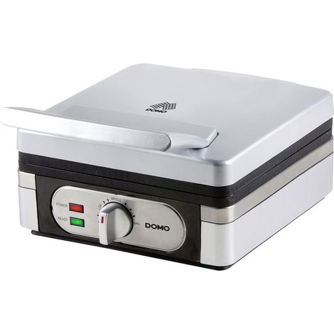 DOMO DO9047W Waffeleisen  Silber (1/3)