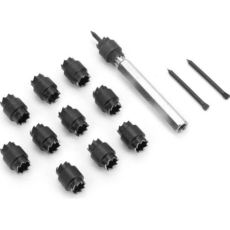 13-teiliges 3/8'' HSS Doppelseiten-Rotationspunktschweißfräser-Bohrer-Entfernungswerkzeug-Set (1/5)