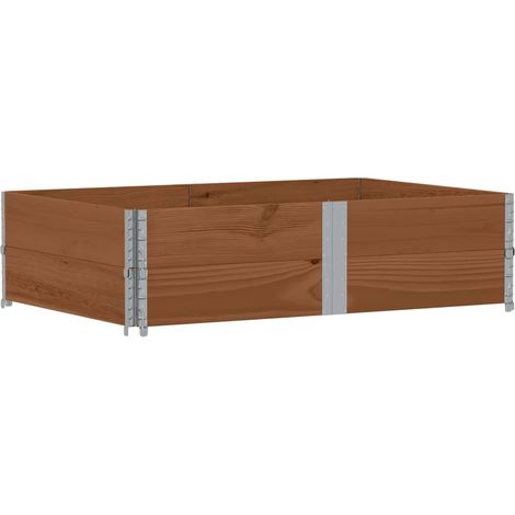 Maison Exclusive - Fioriera da Giardino Marrone 150x100 cm Legno Massello di Pino