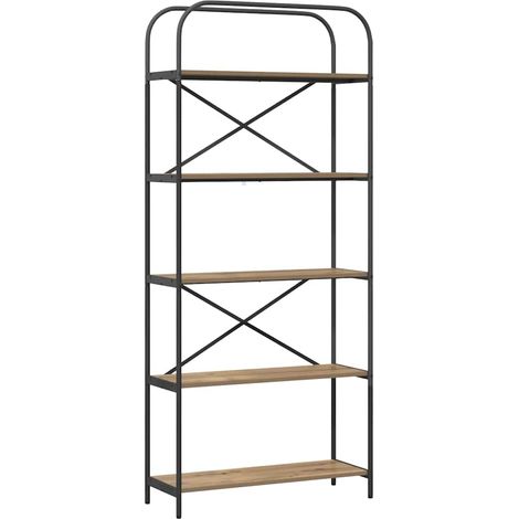 Étagères de rangement，Étagère chêne artisanal 80 x 30 x 183 cm Bois d'ingénierie CFW47912 (1/5)