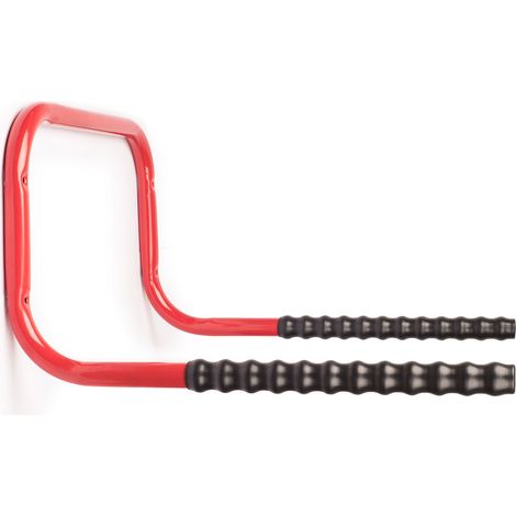 Soporte para Bicicleta  Fabricado en Acero  Acabado en Rojo  Gran Capacidad de Carga  Medidas 430290510 mm  Sistema de Fijación Atornillado  1 Unidad - (1/4)