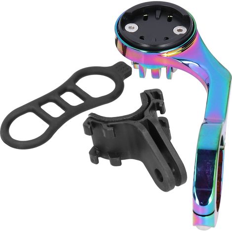 Support de compteur de vélo extensible en alliage d'aluminium, finition électroplaquée colorée (1/5)