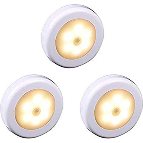 Lampe LED sans fil à détecteur de mouvement pour placard, escalier, couloir, cuisine (1/2)