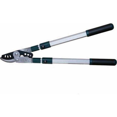 Pro Alu Bypass Astschere 5-fach teleskopierbar Gartenschere Rosenschere Garten (1/5)