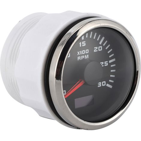 2-Zoll-Drehzahlmesser mit 3000 U/min und LCD-Anzeige für Pkw, Motorräder, Baumaschinen und Außenbordmotoren (1/5)