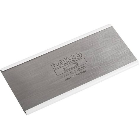 BAHCO BH474-125-0.80 RASQUETA CARPINTERO-0,80 125MM, SILVER/WHITE, 5.1 CM