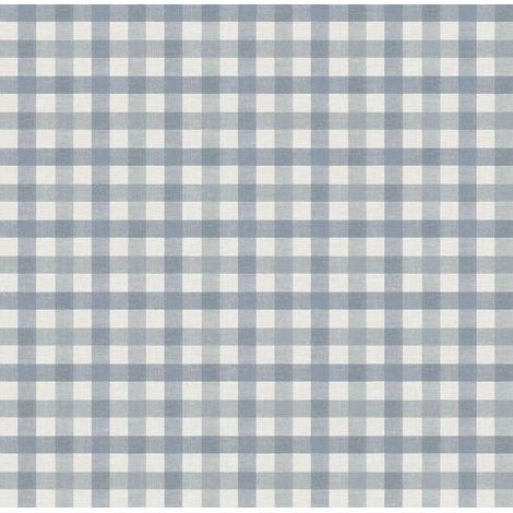 papier peint vichy bleu - Sanders & Sanders (1/3)