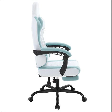 Sedia da ufficio ergonomica girevole con massaggio e poggiapiedi in mesh MODENUIT (1/5)