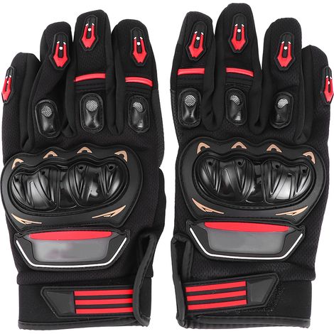 Paire de 2 gants moto complets, écran tactile, antidérapants, respirants, protection des mains pour conduite, combat, escalade, taille XL (1/5)