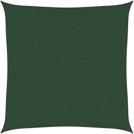 Maison Exclusive - Vela Parasole 160 g/m² Verde Scuro 4x4 m in HDPE