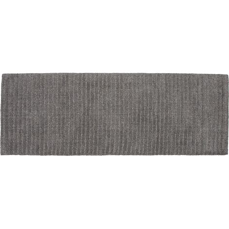 Milton tapis 200x72cm gris foncé. (1/5)