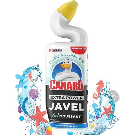 Canard Extra Power Javel Gel Moussant Désinfectant WC Marine 750 ml (1/5)