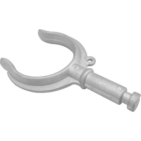 Aluminum propeller fork for marine applications, propeller bracket with locking mechanism, propeller fork for lifeboats, ship fittings for yachts with ring, aluminum propeller fork