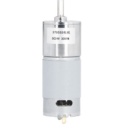 Moteur de réduction électrique à vis sans fin 37B555, pour ouvre-fenêtres, treuils miniatures, DC24V, 30 tr/min (1/5)