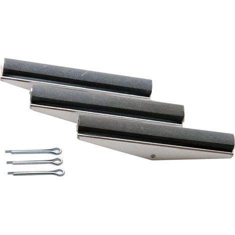 Pierres de rechange 100 mm pour honoirs brunissoirs 3 bras grain 180 (1/2)