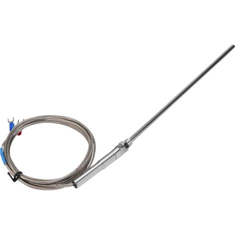 Sonde de température thermocouple type K filetage M8 200mm câble 0-400℃ (3 m) (1/5)