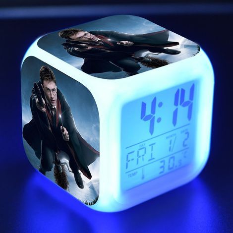 Réveil lumineux pour chambre d'enfant, réveil de chevet 8 sons (1/5)
