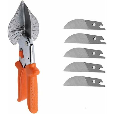 VURAHOME - Outils de coupe à onglets multi-angles, ciseaux universels à cordon d'angle, outil de coupe à main à coupe de 45 à 135 degrés (2) (1/5)