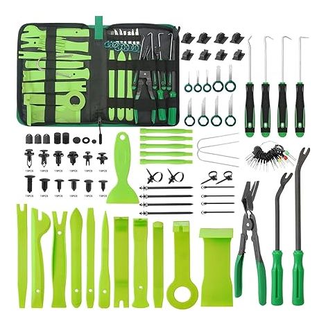 Outils De DéMontage De Garnitures Trousse, Installation Garniture Intérieure Outils avec Rivet Clips Plastique (1/5)
