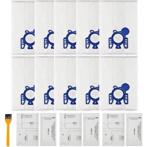 10 Staubsaugerbeutel Passend für Miele Complete C3 C2 Classic C1 mit 3 Filterwatten 3 Filterscheiben und 1 Staubsaugerbürste Passend für Miele (1/5)