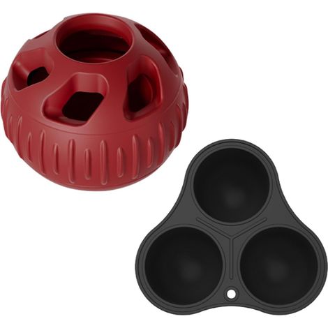 Balle puzzle pour chien – Balle d'alimentation de nourriture pour chien, jouet interactif pour chien Balle distributrice de friandises portable pour chien, balle d'alimentation interactive pour (1/5)