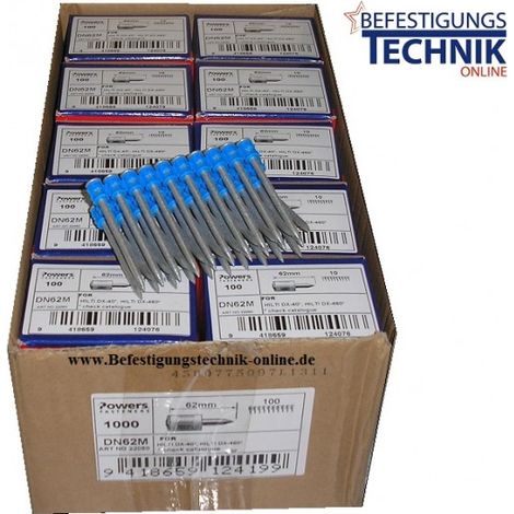 300 Beton Nägel 3,7x57mm magaziniert für Bolzensetzer Würth Spit Berner"-"EN14540
