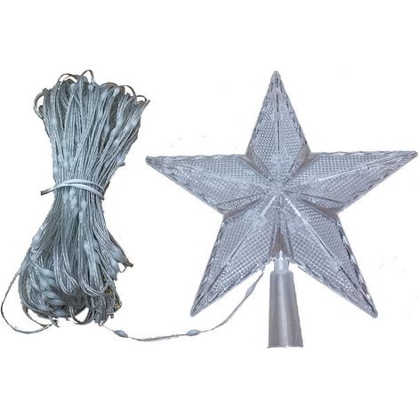 Guirlande Lumineuse Étoile Extérieure - 9 Filets - 324 LED - Étanche IP44 - 4 Modes avec Télécommande - Pour Décoration Noël Halloween Nouvel An (1/5)