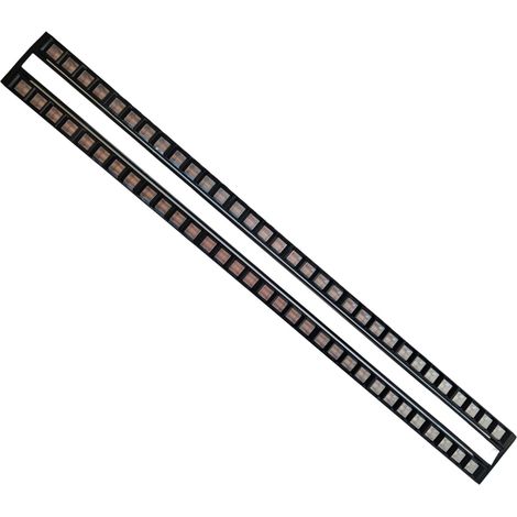 Lampadario Sospensione Led Bilaterale Luce Naturale Nero AST-115D 40W 4000K (1/4)