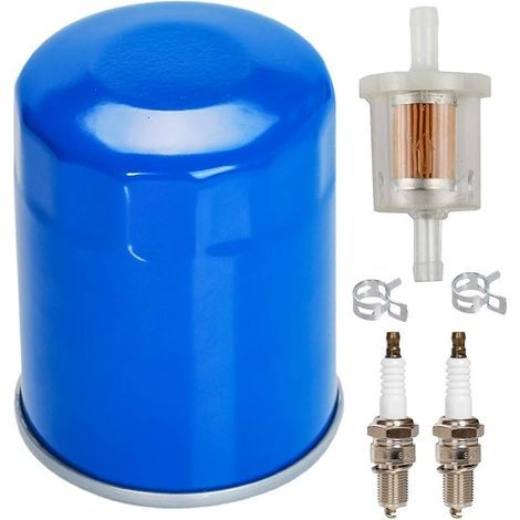 15400-PLM-A02 Filtre à huile avec bougie d'allumage Kit de remplacement pour moteur GX630 GX660 GX690 GXV630 GXV660 GXV690 (1/5)