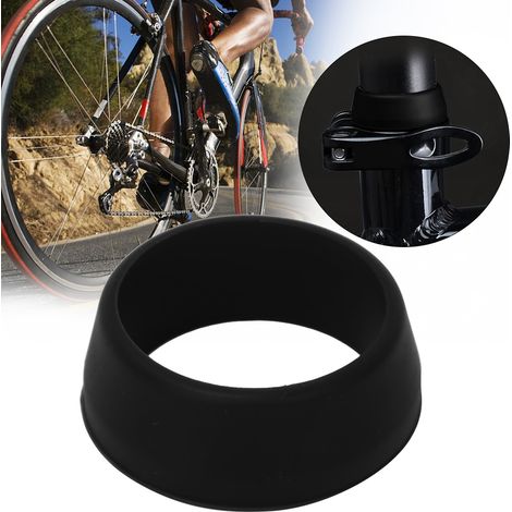 10 Joints Toriques en Silicone Noir 25-30mm pour Selle VTT, Étanchéité Tige de Selle Anti-Poussière et Eau