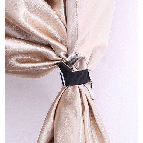 Sangles de drap réglables, lot de 8, sangles élastiques avec clips métalliques pour draps, matelas, planche à repasser ou canapé (1/5)