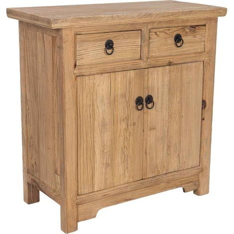 Recibidor de madera beige 88x40x87h cm (1/5)