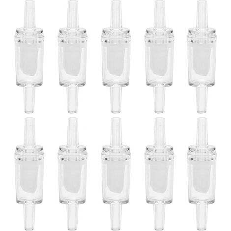 10pcs soupape de régulation du débit d'air d'aquarium Une Voie clapet Anti-Retour d'aquarium réservoir de Poissons oxygène Pompe à air soupape de retenue (1/5)