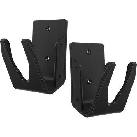 Support Mural pour Lecteur, Lot de 2, Plastique Noir Montage Mural, Design Compact, Installation Simple, Usage Entrepôt et Commerce, Compatible (1/5)