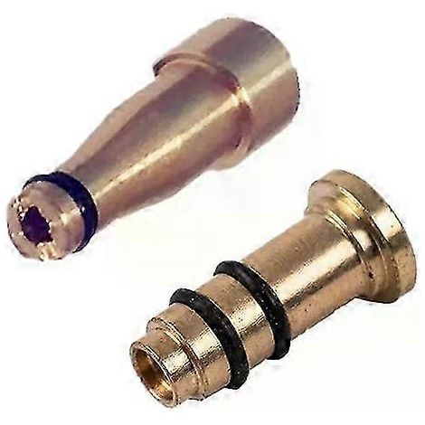 Adaptateurs à gaz butane en laiton (2 pièces) pour briquets Dunhill et Rollagas (1/4)