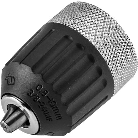 MANDRINO SENZA CHIAVE mm 10 - attacco F.3/8 x 24  - GRAPHITE