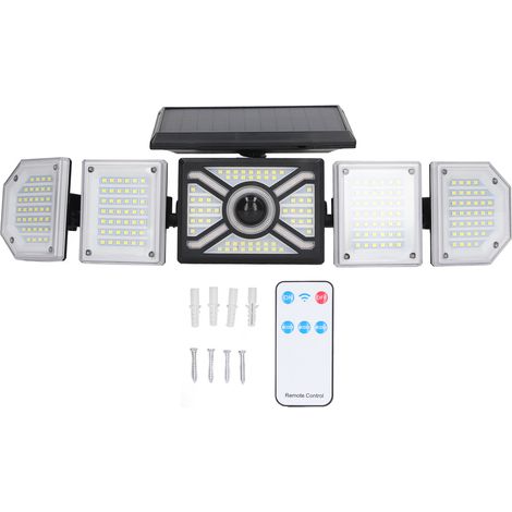 solaire extérieur à LED 5 têtes flexibles étanche IP65 3