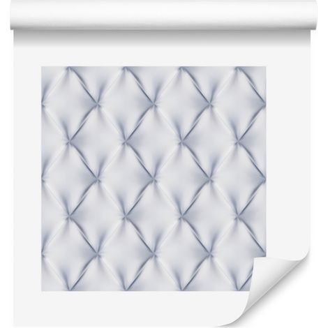 Papel pintado con diseño acolchado para salón y dormitorio, 50x1000 cm. (1/5)