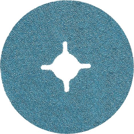 Disque Abrasif en Fibres 125 mm, Grain 80, 25 Disque Abrasif pour meuleuse d'angle, Utilisation Universelle pour l’acier et l’Acier Inoxydable (1/5)