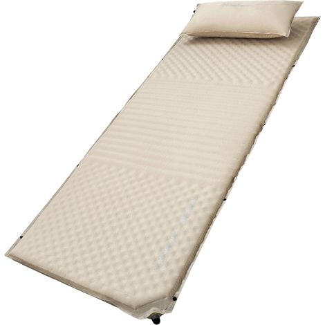 Colchón autoinflable individual King Camp Comfort - Beige (1/4)