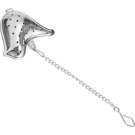 Boule infuseur à thé en acier inoxydable passoire filtre diffuseur pour herbes épices oiseau chaîne (1/5)